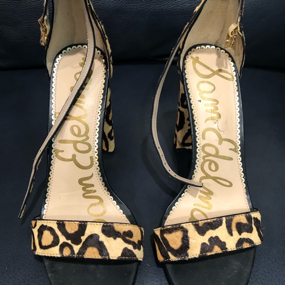 Sam Edelman Animal Print Heels.